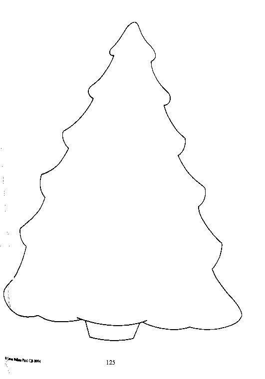 Choinka kolorowanki